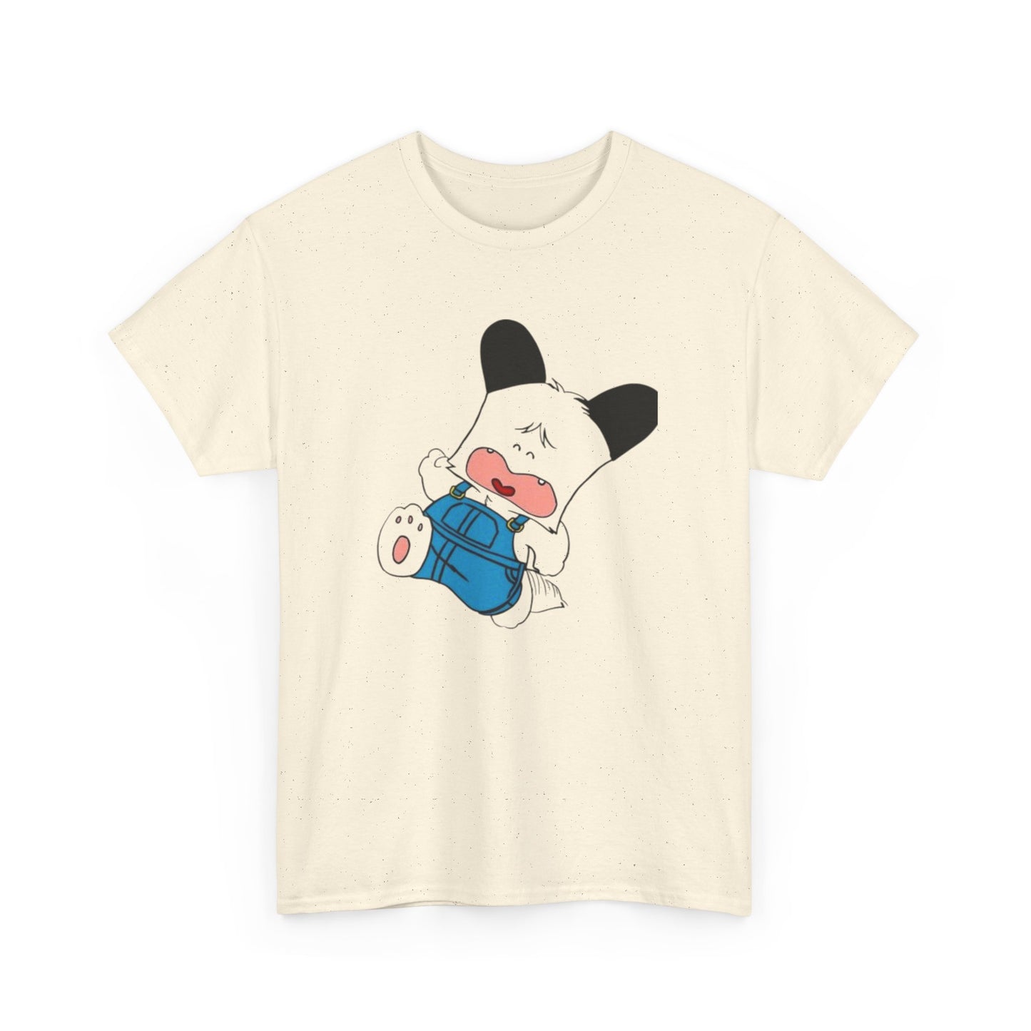 T-shirt Spank - Cute Crying Puppy Graphic Tee — Kawaii Cartoon Dog T-Shirt