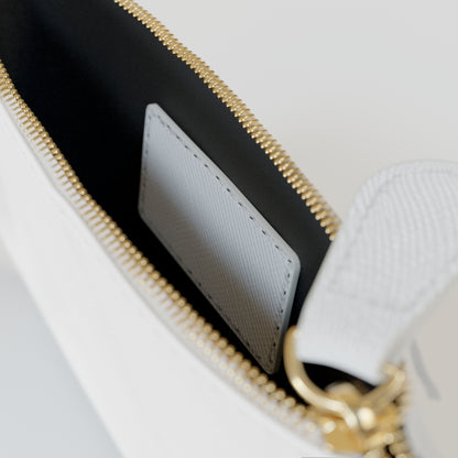 MINI BAG PERSONALIZZATA Mini Clutch — 'Valentina' Script Initial V Cosmetic Bag
