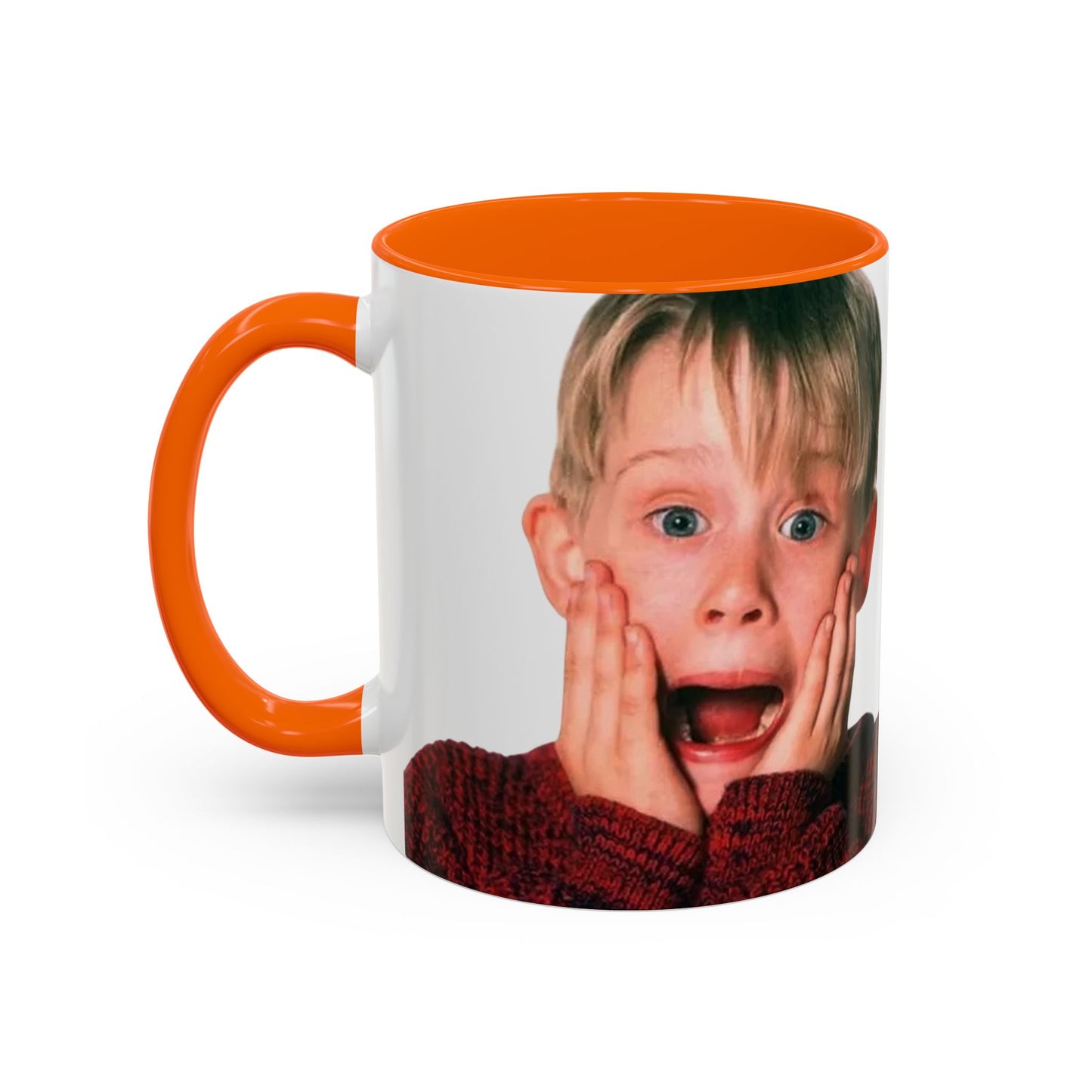 Tazza KEVIN - Home Alone Inspired Accent Coffee Mug — Funny Kid Surprise Face (11/15 oz)