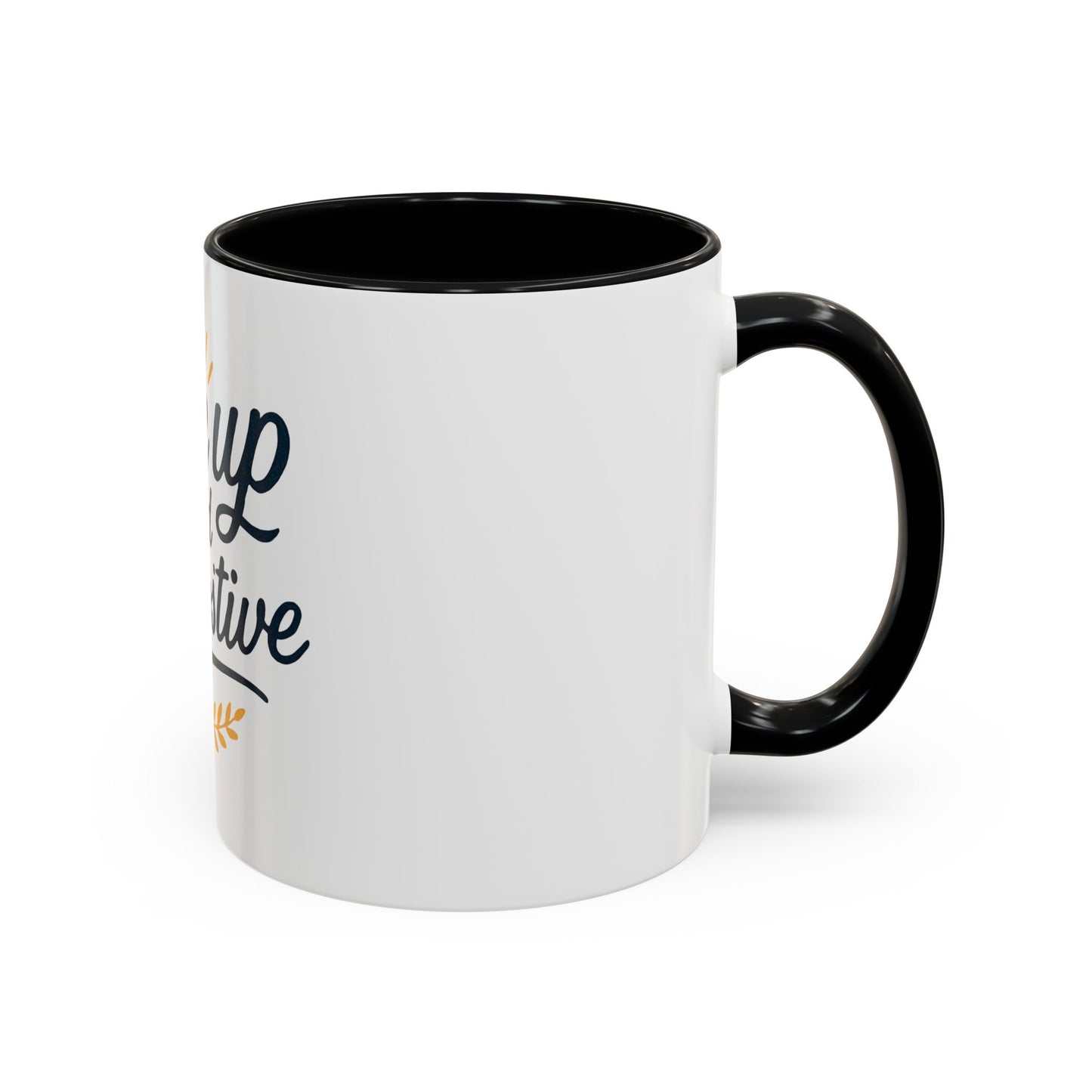 Tazza da caffè motivazionale, bicchieri motivazionali, tazza "Rise Up and Stay Positive" IDEA REGALO