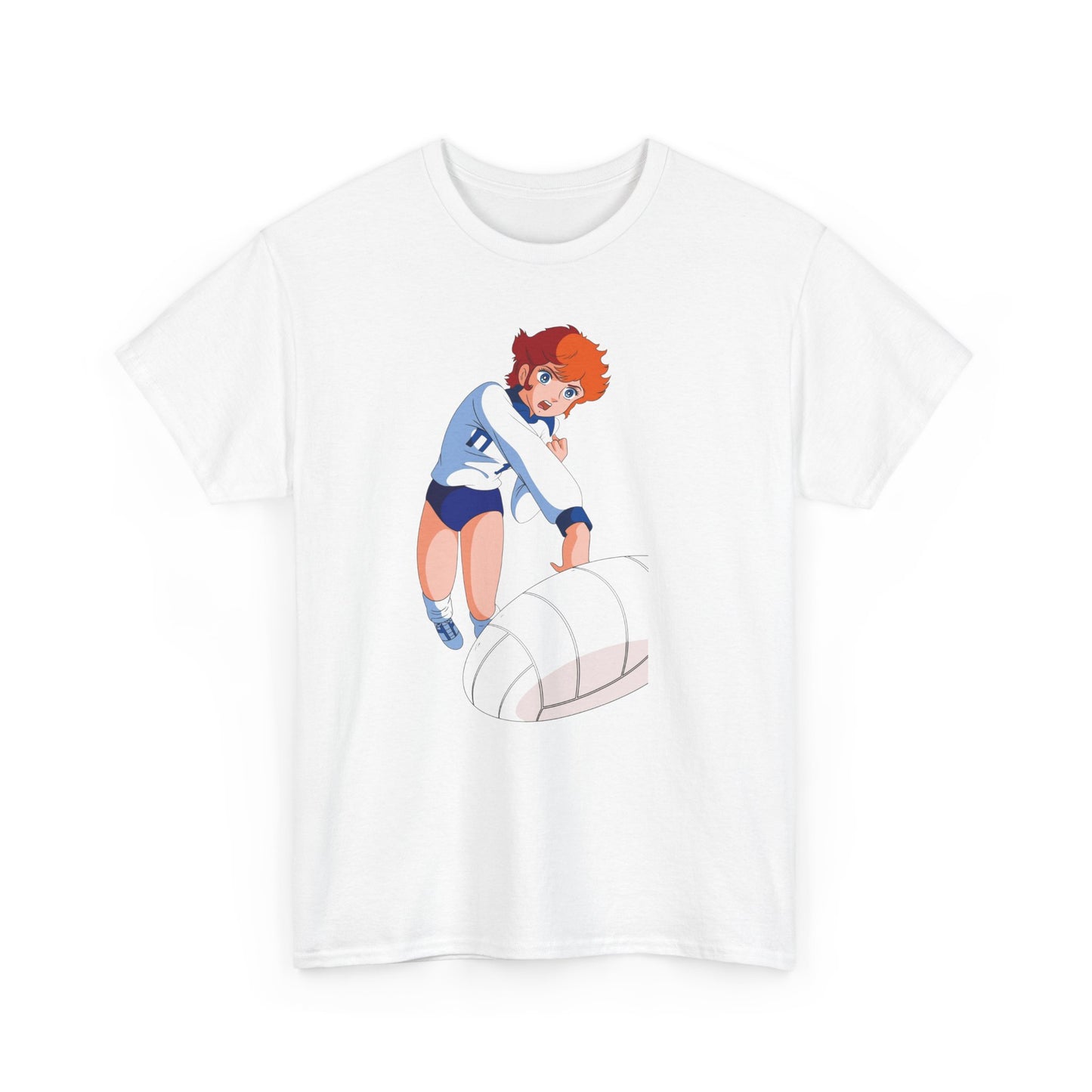 T-Shirt MILA Volleyball Anime Girl  — Cute Sporty Graphic Tee for Fans & Players