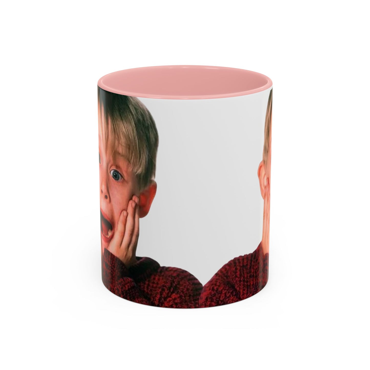 Tazza KEVIN - Home Alone Inspired Accent Coffee Mug — Funny Kid Surprise Face (11/15 oz)