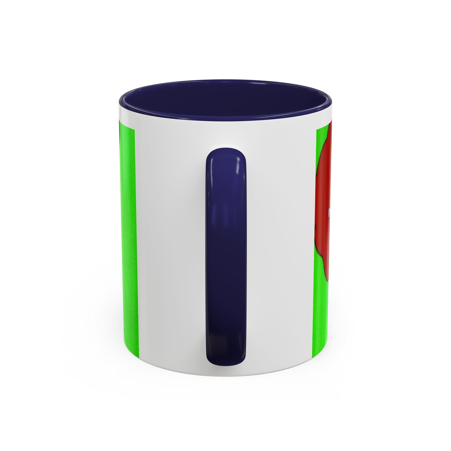 Spank tenero ribacuori Tazza — Whimsical Girl & Bunny Accent Coffee Mug