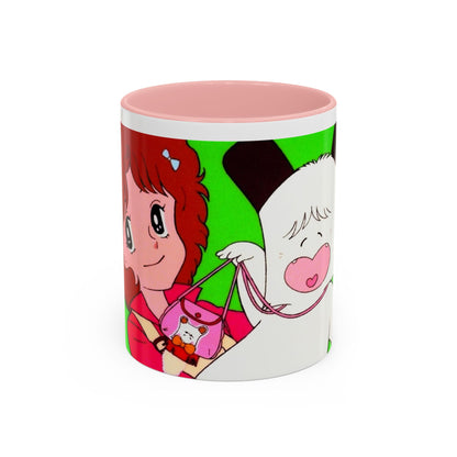 Spank tenero ribacuori Tazza — Whimsical Girl & Bunny Accent Coffee Mug