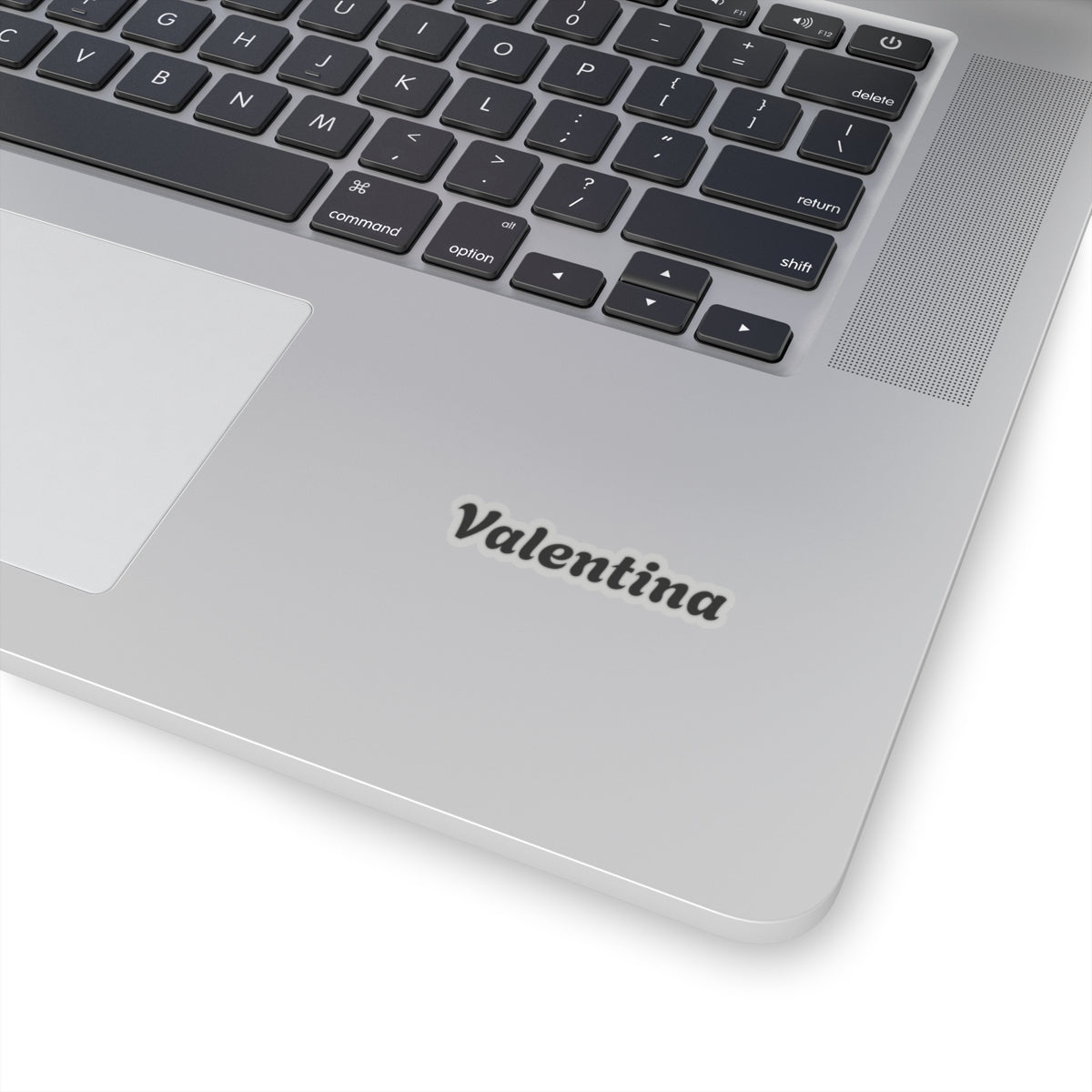Personalized "Valentina" Name Kiss-Cut Sticker — Script Name Decal for Laptop, Planner, Water Bottle
