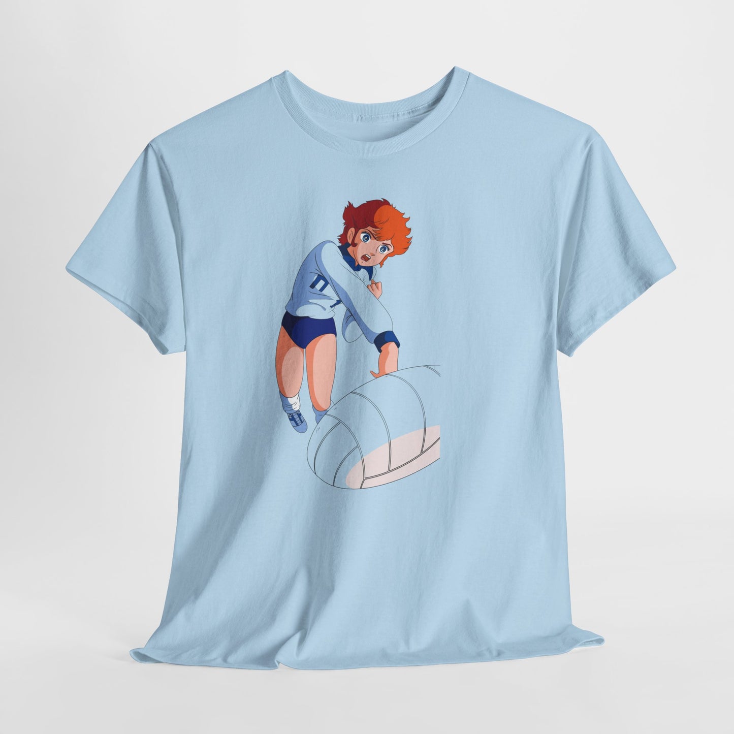 T-Shirt MILA Volleyball Anime Girl  — Cute Sporty Graphic Tee for Fans & Players