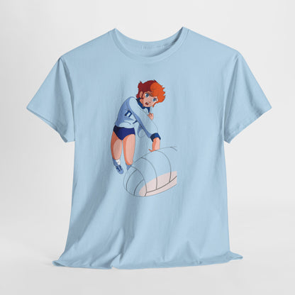 T-Shirt MILA Volleyball Anime Girl  — Cute Sporty Graphic Tee for Fans & Players