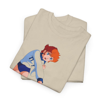 T-Shirt MILA Volleyball Anime Girl  — Cute Sporty Graphic Tee for Fans & Players