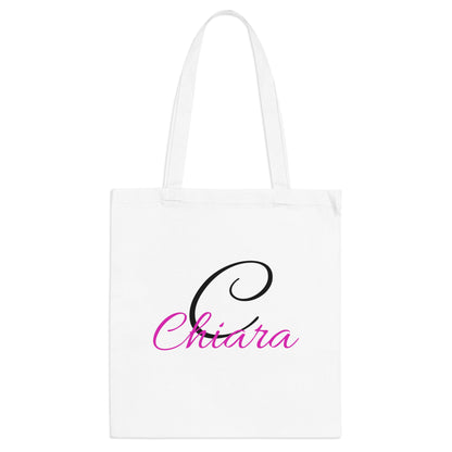 Tote Bag Chiara  — Custom Script Name Beach & Everyday Shopper