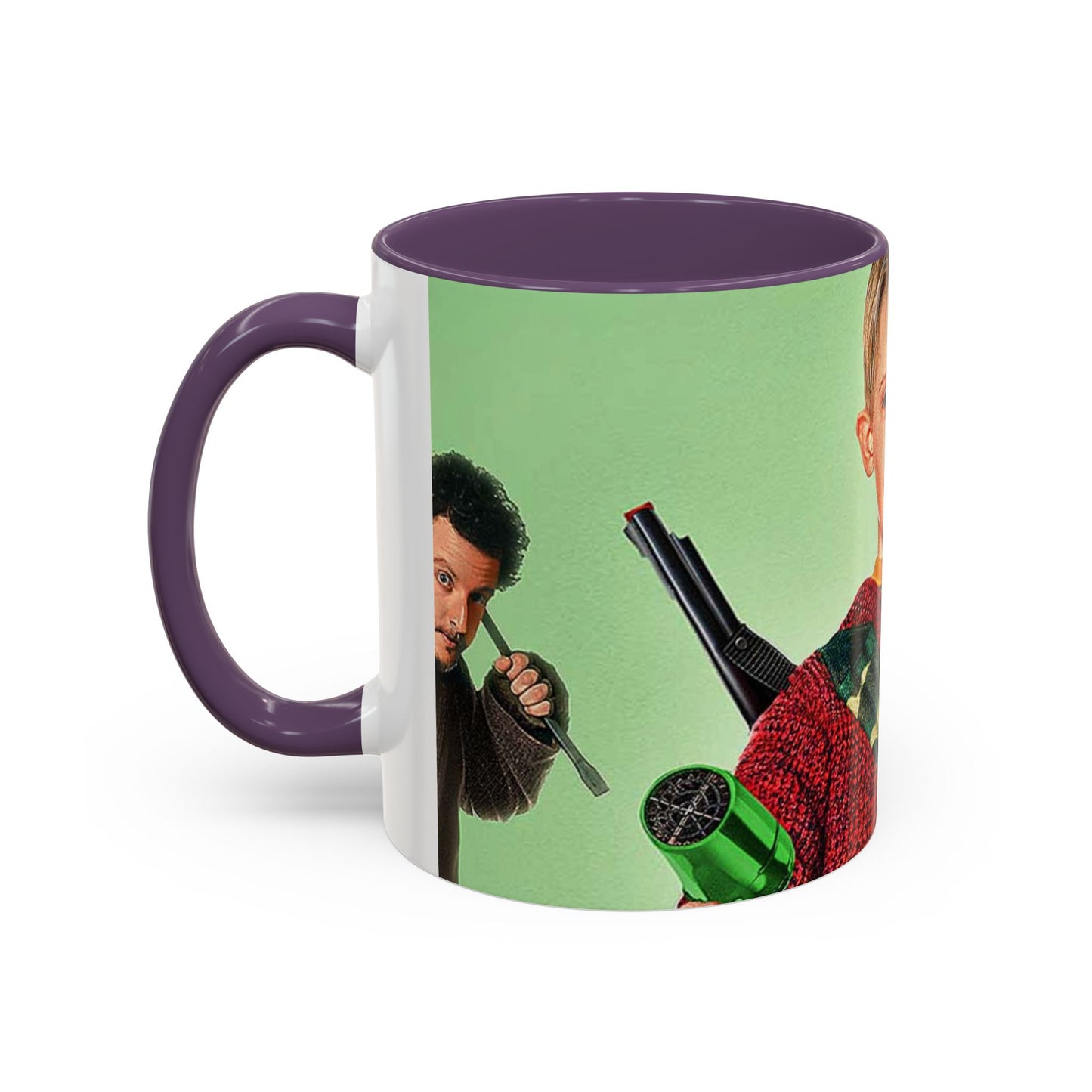 Tazza Mamma ho perso l'aereo -Home Alone Movie Mug — Macaulay Culkin Kevin & Wet Bandits Holiday Coffee Mug (11/15oz)