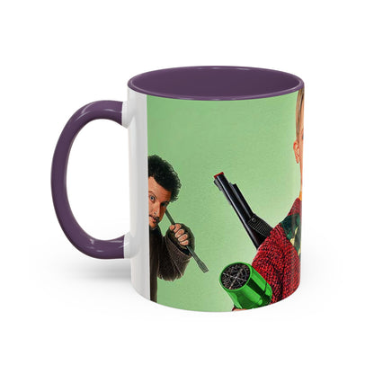 Tazza Mamma ho perso l'aereo -Home Alone Movie Mug — Macaulay Culkin Kevin & Wet Bandits Holiday Coffee Mug (11/15oz)