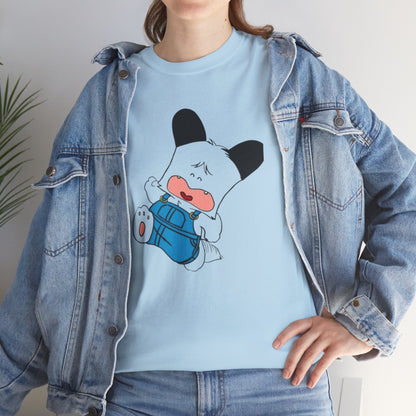 T-shirt Spank - Cute Crying Puppy Graphic Tee — Kawaii Cartoon Dog T-Shirt