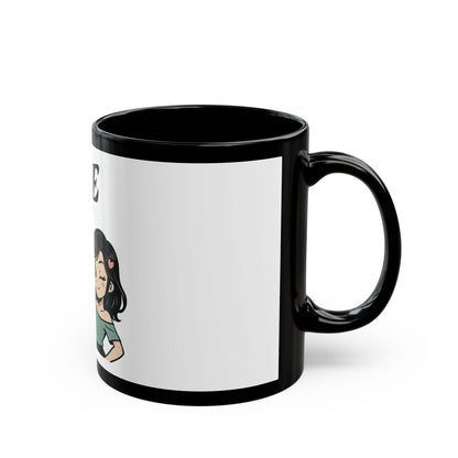 TAZZA DA CAFFE' Black Mug - "Come Me NessUna"