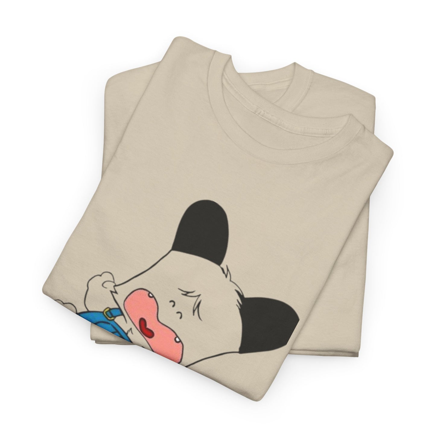 T-shirt Spank - Cute Crying Puppy Graphic Tee — Kawaii Cartoon Dog T-Shirt