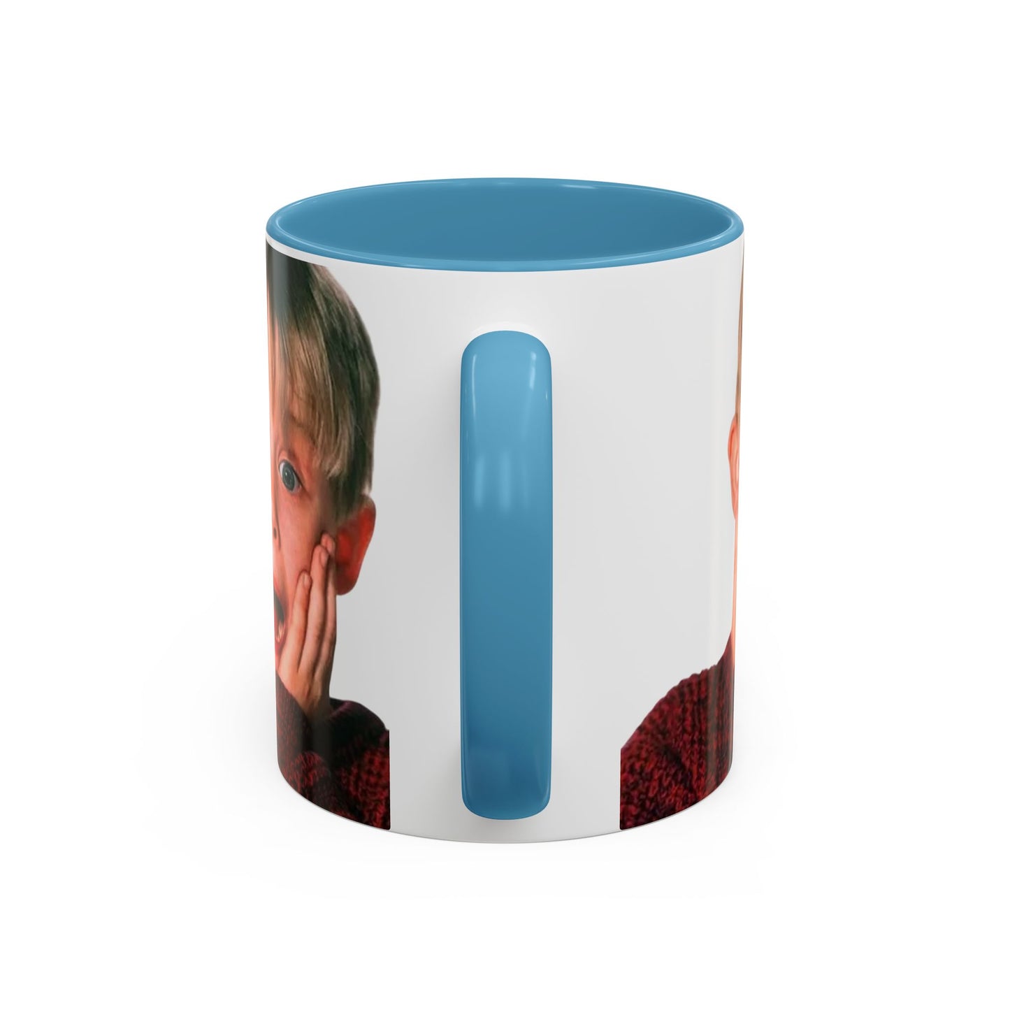 Tazza KEVIN - Home Alone Inspired Accent Coffee Mug — Funny Kid Surprise Face (11/15 oz)