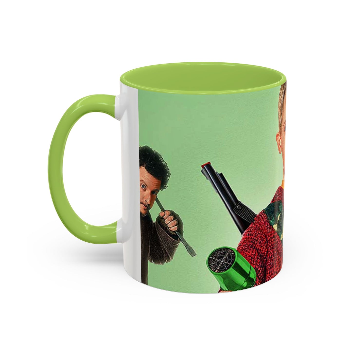 Tazza Mamma ho perso l'aereo -Home Alone Movie Mug — Macaulay Culkin Kevin & Wet Bandits Holiday Coffee Mug (11/15oz)