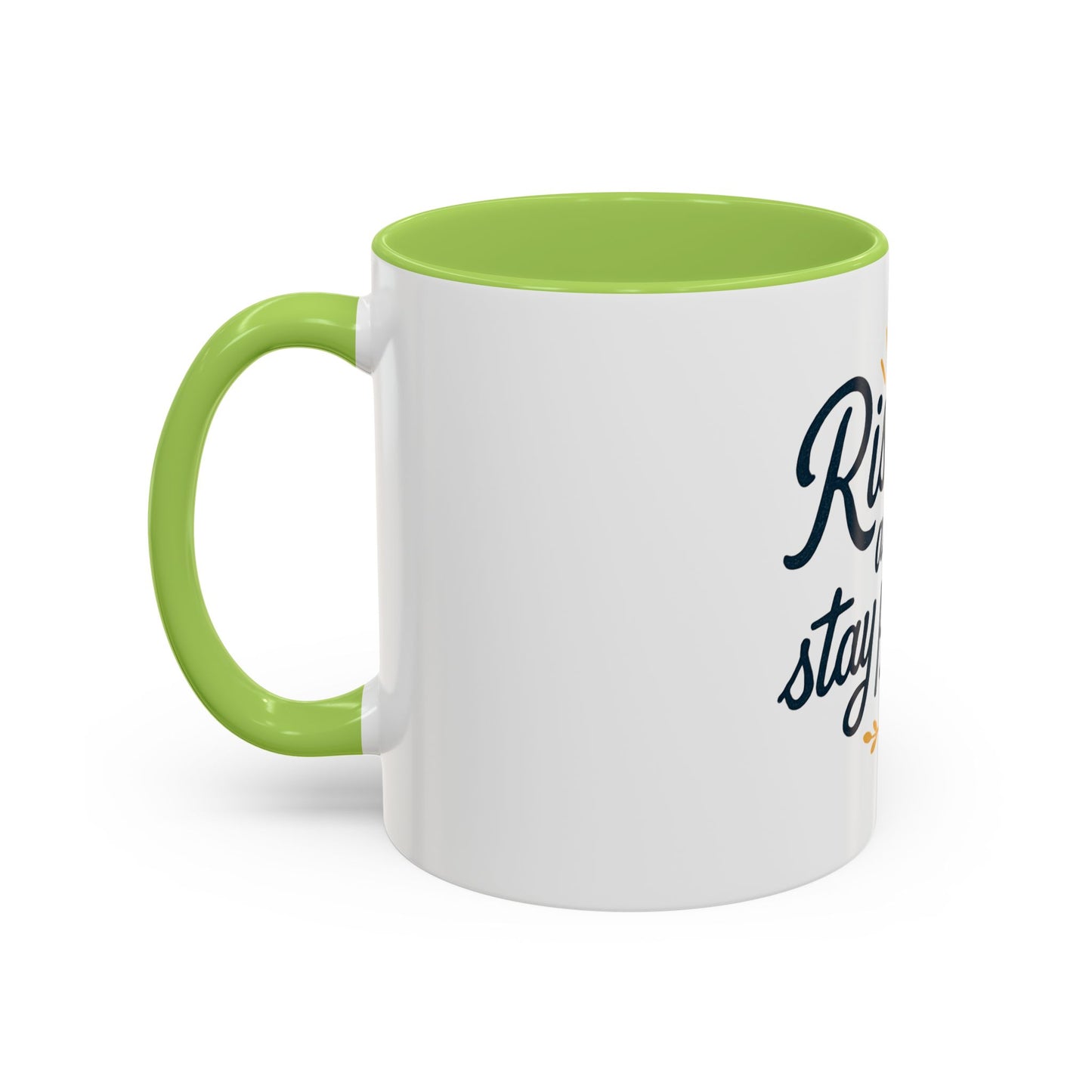 Tazza da caffè motivazionale, bicchieri motivazionali, tazza "Rise Up and Stay Positive" IDEA REGALO