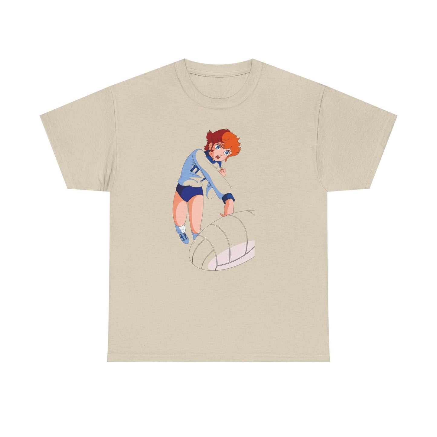 T-Shirt MILA Volleyball Anime Girl  — Cute Sporty Graphic Tee for Fans & Players