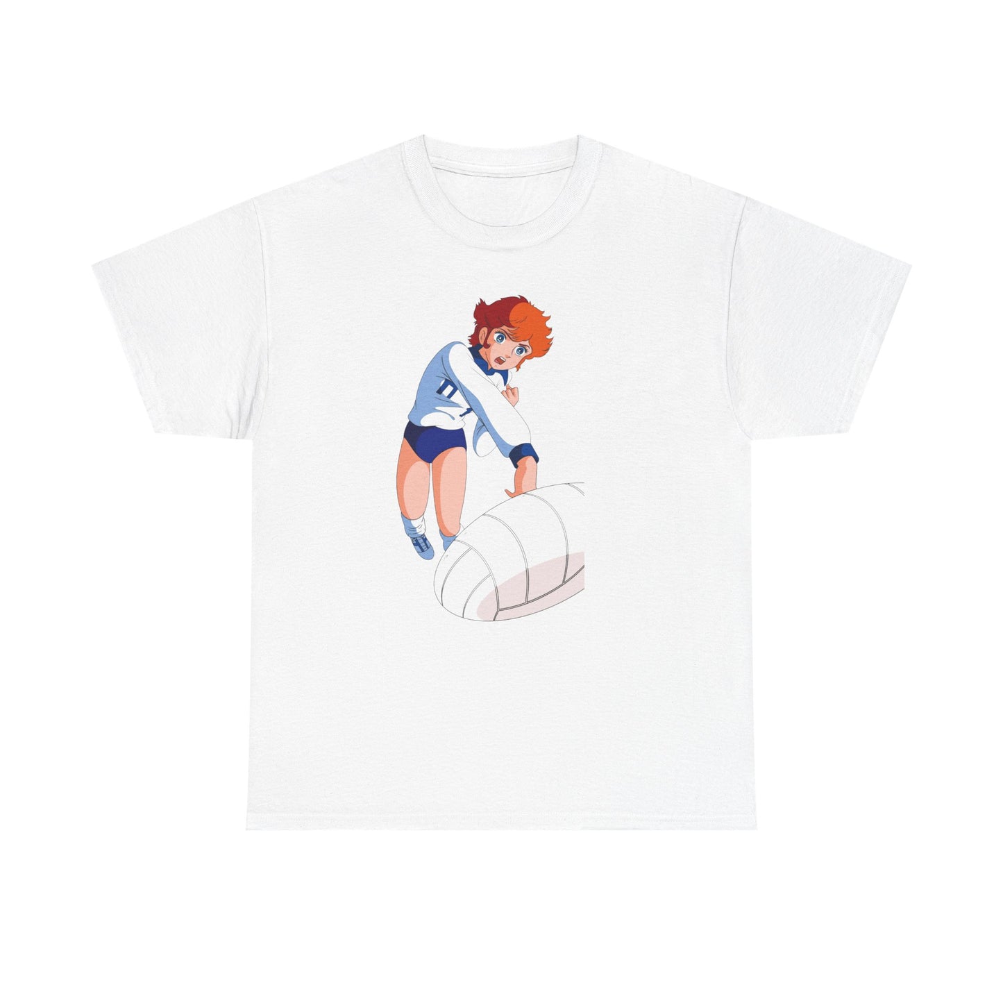 T-Shirt MILA Volleyball Anime Girl  — Cute Sporty Graphic Tee for Fans & Players