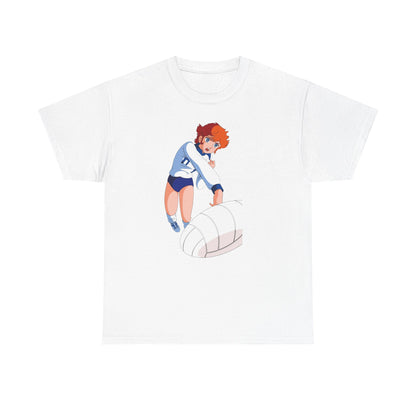 T-Shirt MILA Volleyball Anime Girl  — Cute Sporty Graphic Tee for Fans & Players