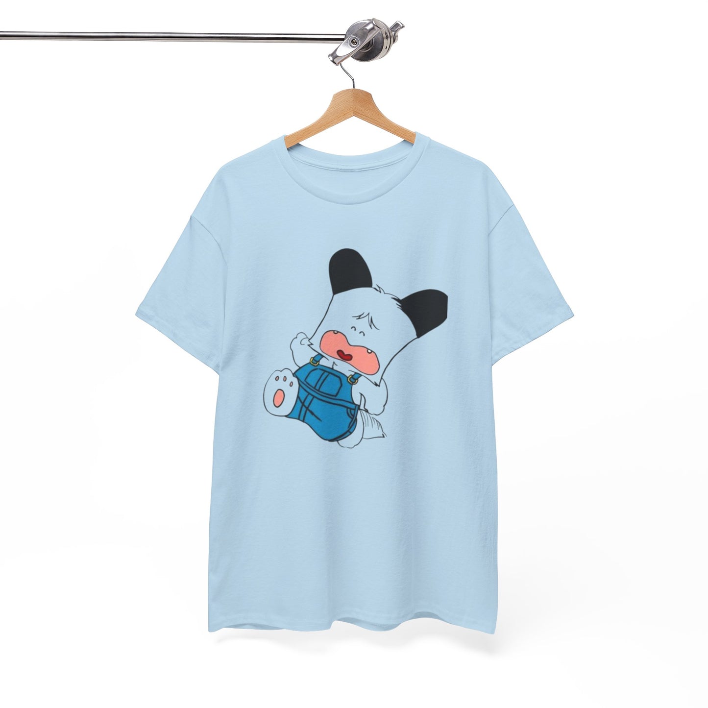 T-shirt Spank - Cute Crying Puppy Graphic Tee — Kawaii Cartoon Dog T-Shirt