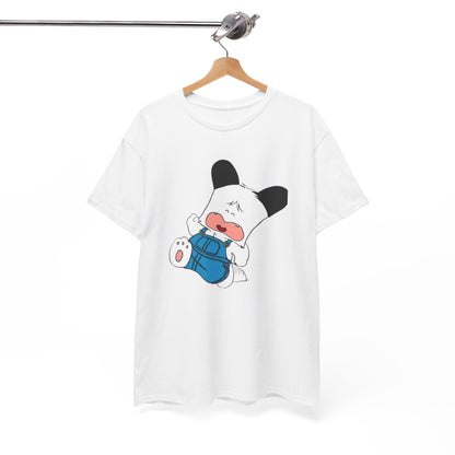 T-shirt Spank - Cute Crying Puppy Graphic Tee — Kawaii Cartoon Dog T-Shirt