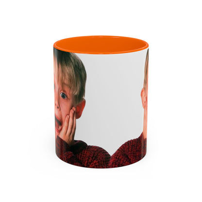 Tazza KEVIN - Home Alone Inspired Accent Coffee Mug — Funny Kid Surprise Face (11/15 oz)