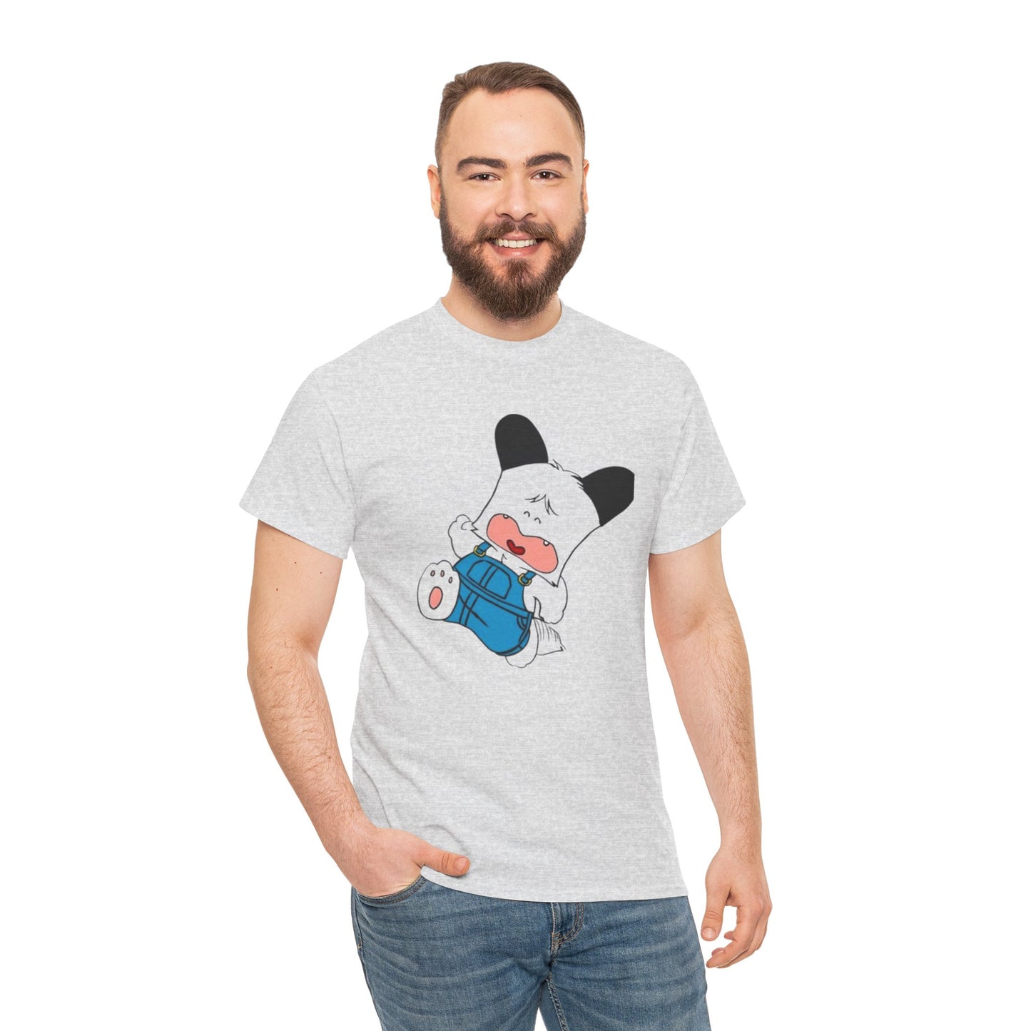 T-shirt Spank - Cute Crying Puppy Graphic Tee — Kawaii Cartoon Dog T-Shirt
