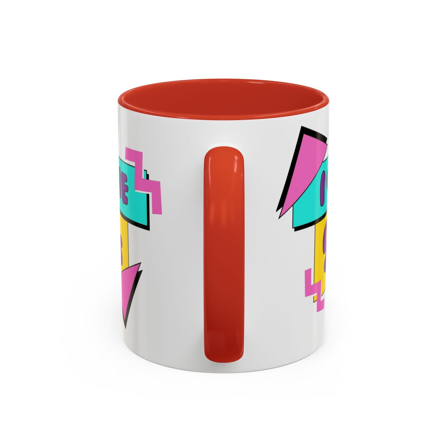 Tazza "I Love The 90s" Accent Coffee Mug — Retro 90s Nostalgia Ceramic Mug
