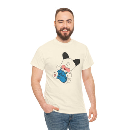 T-shirt Spank - Cute Crying Puppy Graphic Tee — Kawaii Cartoon Dog T-Shirt
