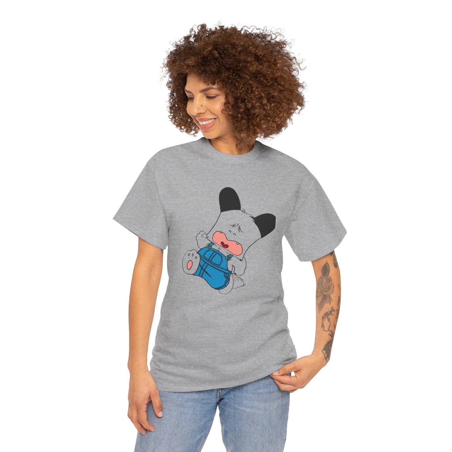 T-shirt Spank - Cute Crying Puppy Graphic Tee — Kawaii Cartoon Dog T-Shirt