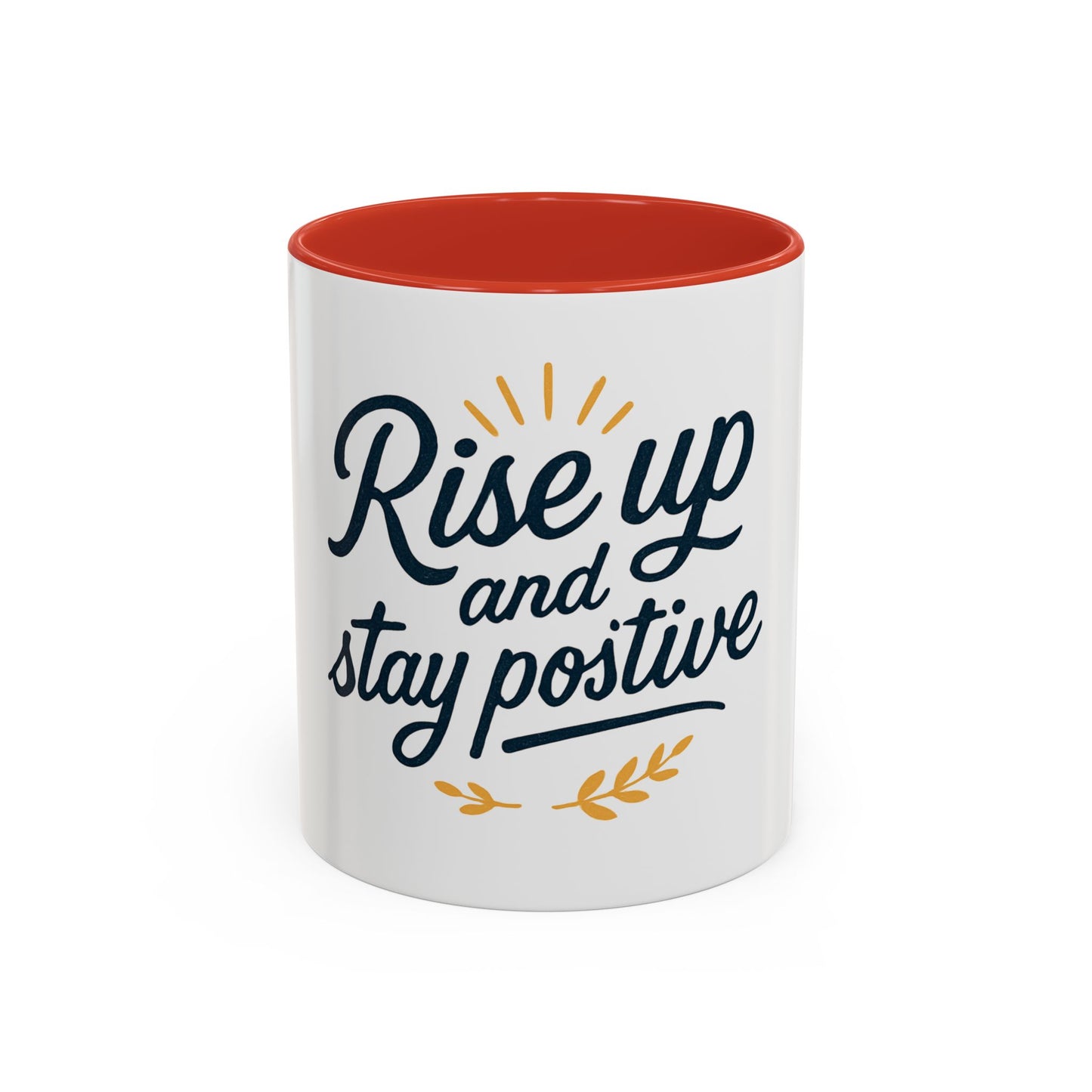 Tazza da caffè motivazionale, bicchieri motivazionali, tazza "Rise Up and Stay Positive" IDEA REGALO