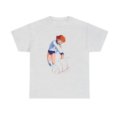 T-Shirt MILA Volleyball Anime Girl  — Cute Sporty Graphic Tee for Fans & Players
