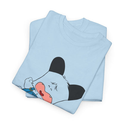 T-shirt Spank - Cute Crying Puppy Graphic Tee — Kawaii Cartoon Dog T-Shirt