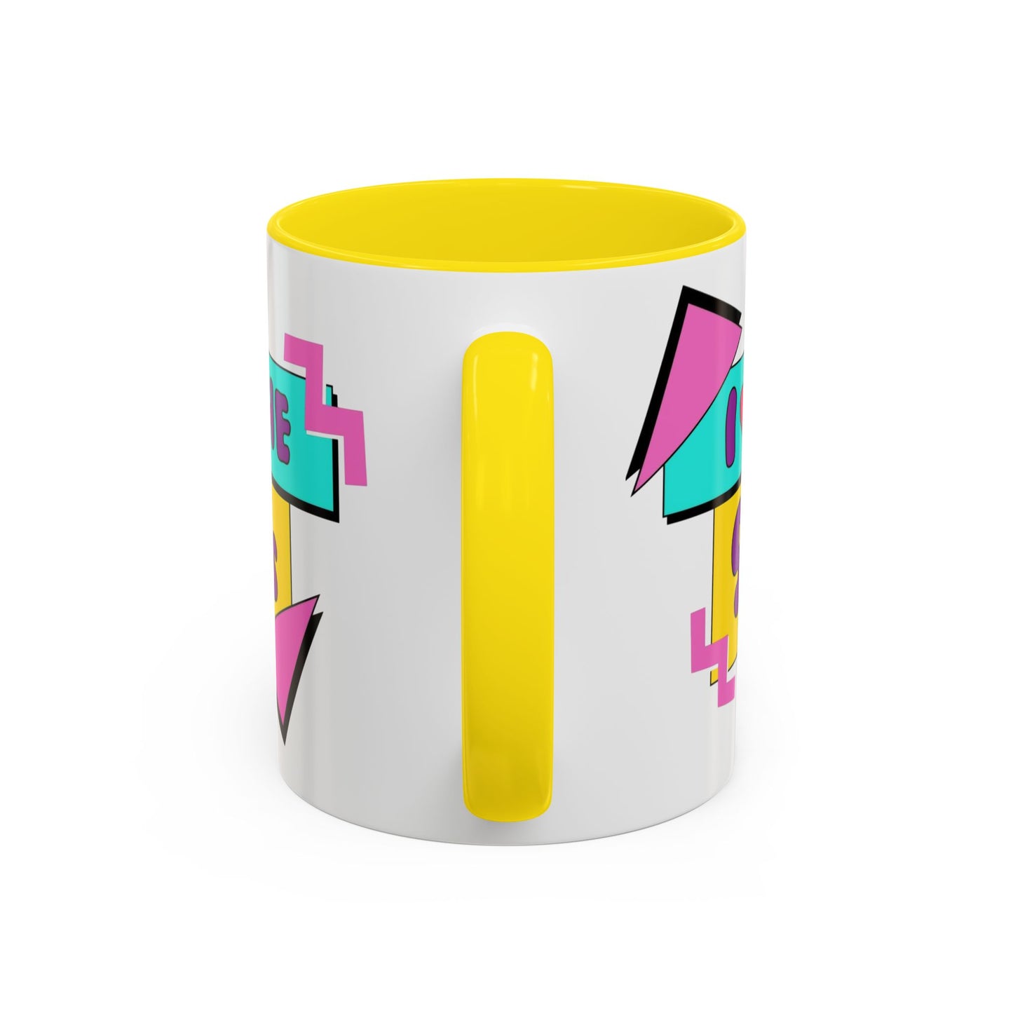 Tazza "I Love The 90s" Accent Coffee Mug — Retro 90s Nostalgia Ceramic Mug