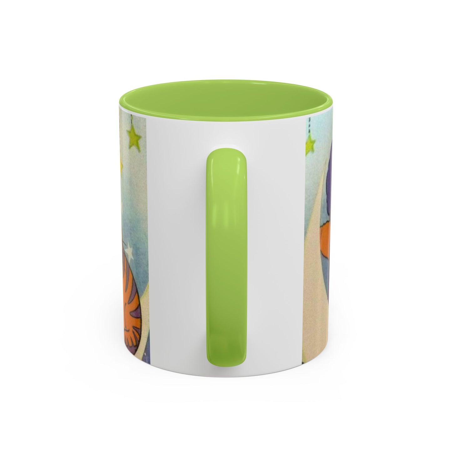 Tazza Kiss me Licia-Kawaii Girl & Cat Accent Coffee Mug – Cute Anime Retro Illustration (11/15oz)