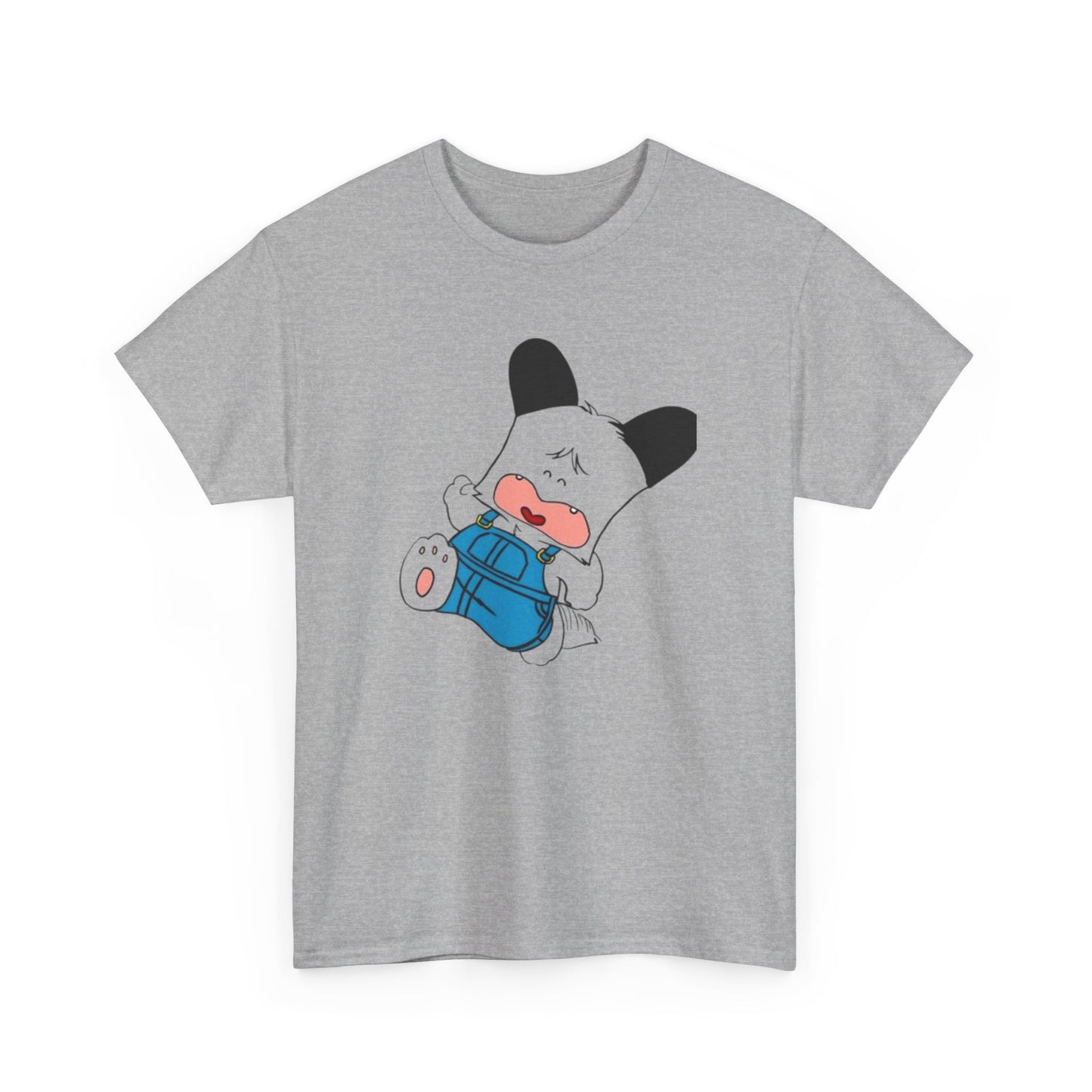 T-shirt Spank - Cute Crying Puppy Graphic Tee — Kawaii Cartoon Dog T-Shirt