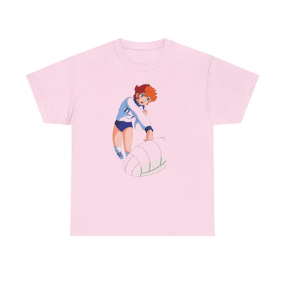 T-Shirt MILA Volleyball Anime Girl  — Cute Sporty Graphic Tee for Fans & Players