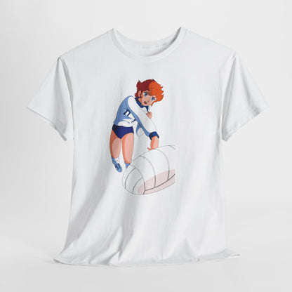 T-Shirt MILA Volleyball Anime Girl  — Cute Sporty Graphic Tee for Fans & Players