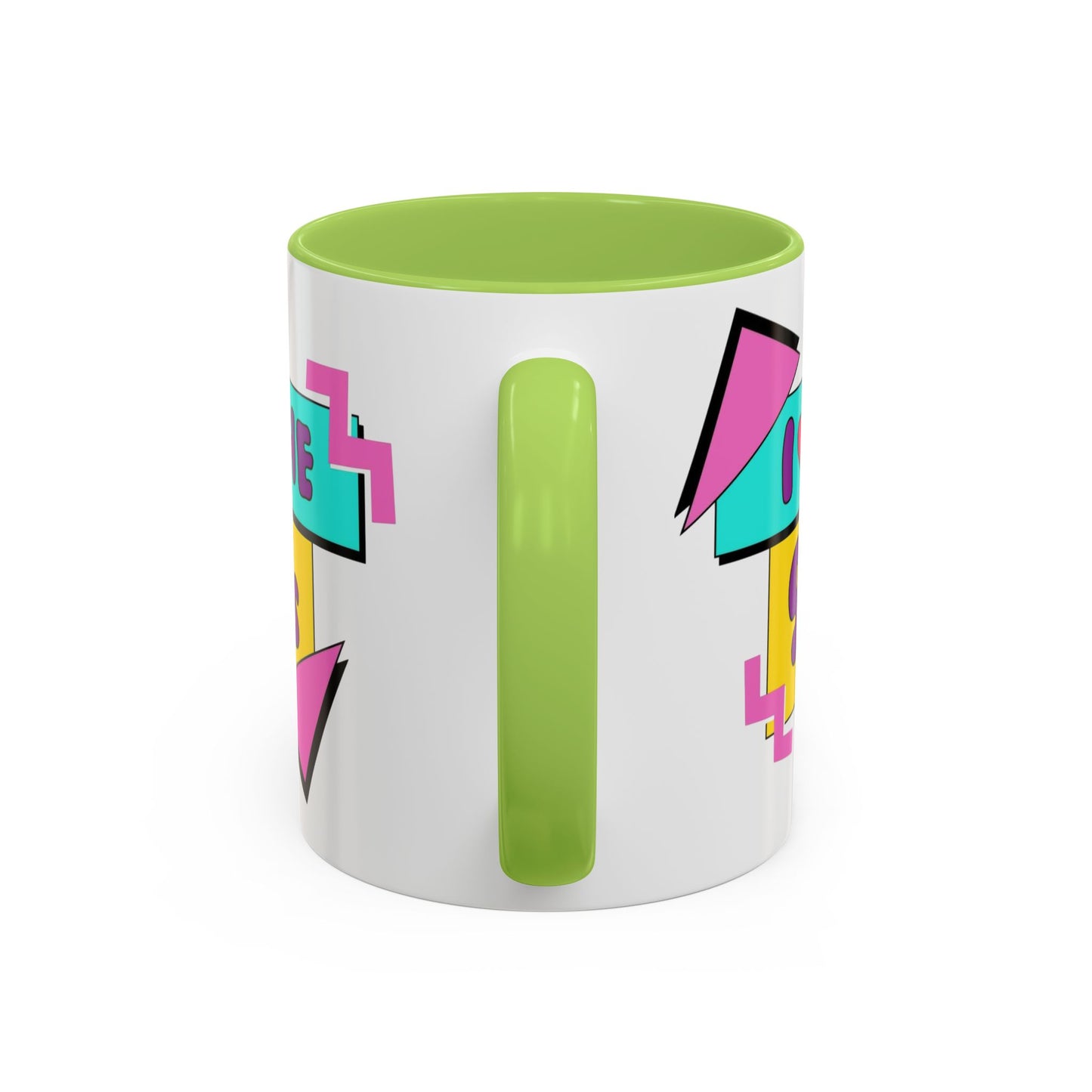Tazza "I Love The 90s" Accent Coffee Mug — Retro 90s Nostalgia Ceramic Mug
