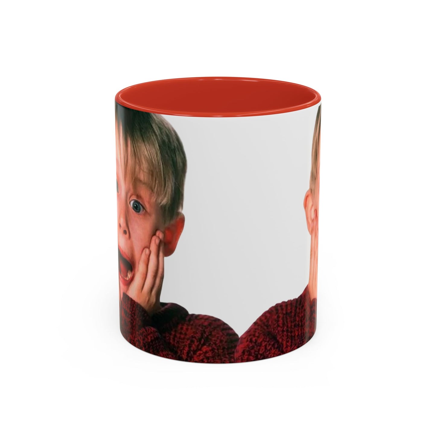 Tazza KEVIN - Home Alone Inspired Accent Coffee Mug — Funny Kid Surprise Face (11/15 oz)