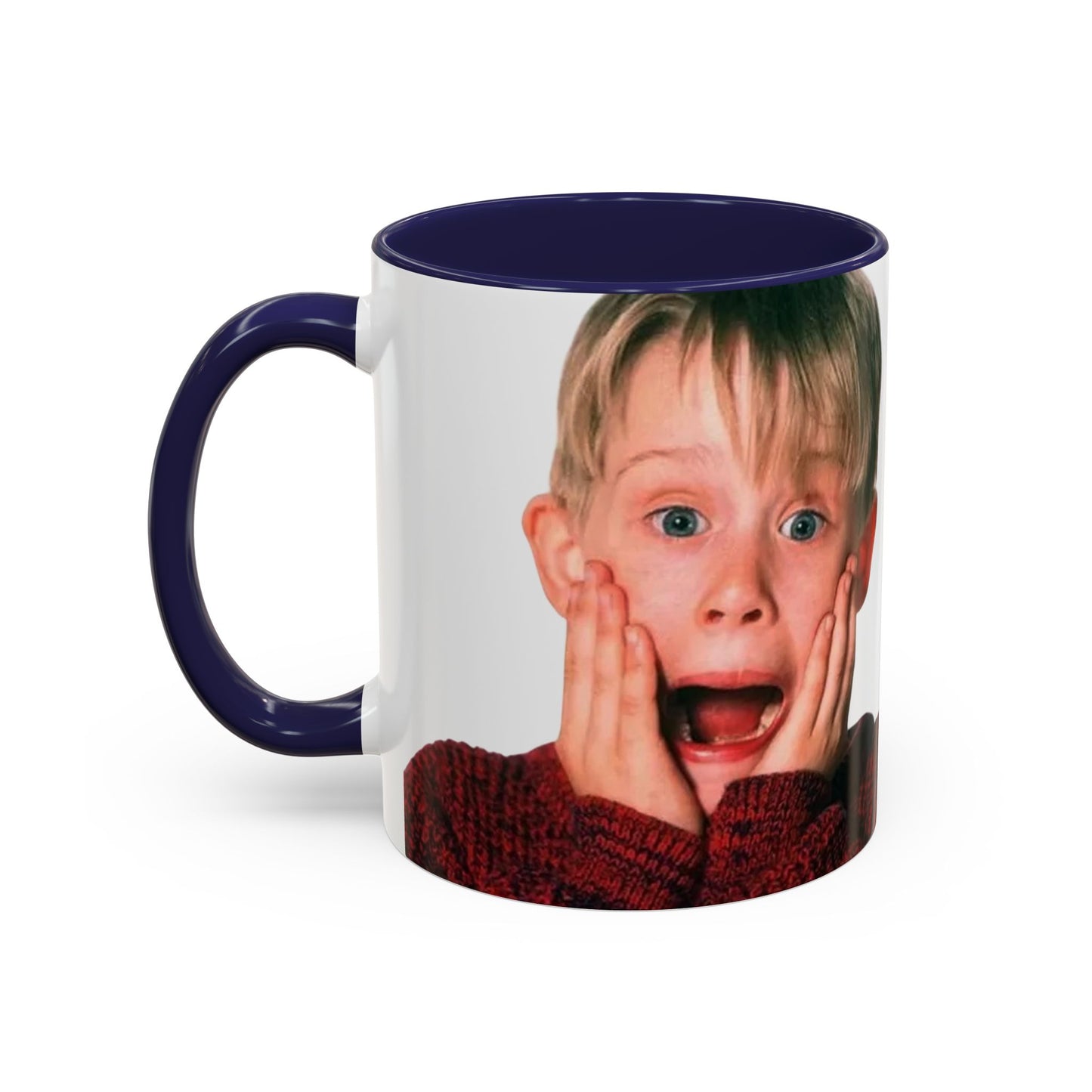 Tazza KEVIN - Home Alone Inspired Accent Coffee Mug — Funny Kid Surprise Face (11/15 oz)