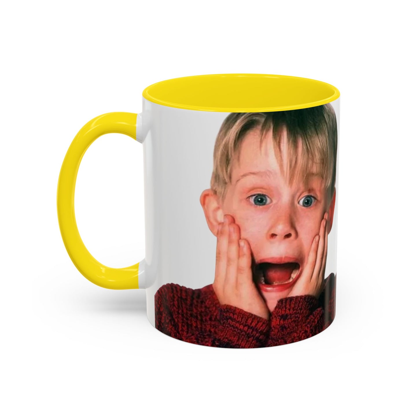 Tazza KEVIN - Home Alone Inspired Accent Coffee Mug — Funny Kid Surprise Face (11/15 oz)