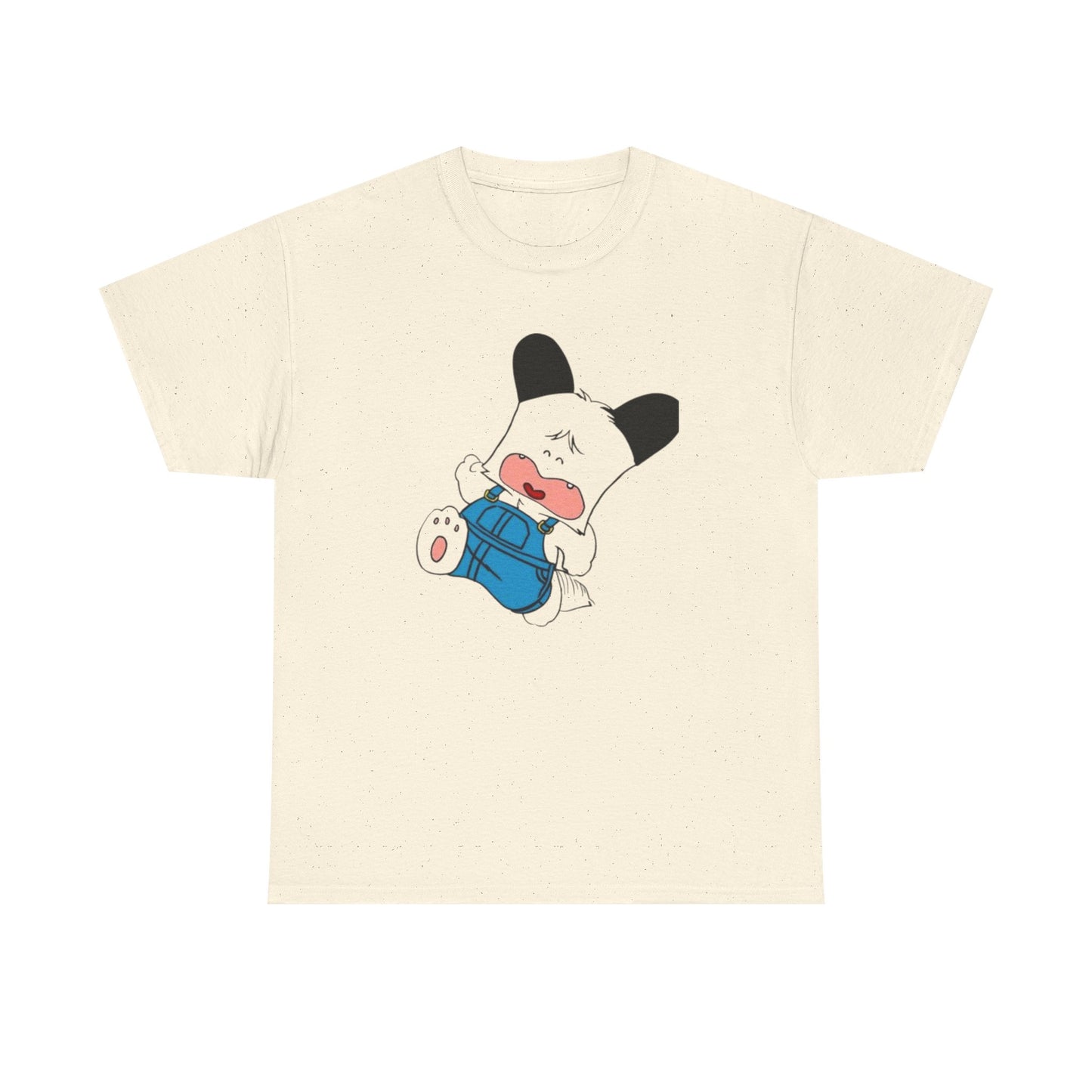 T-shirt Spank - Cute Crying Puppy Graphic Tee — Kawaii Cartoon Dog T-Shirt