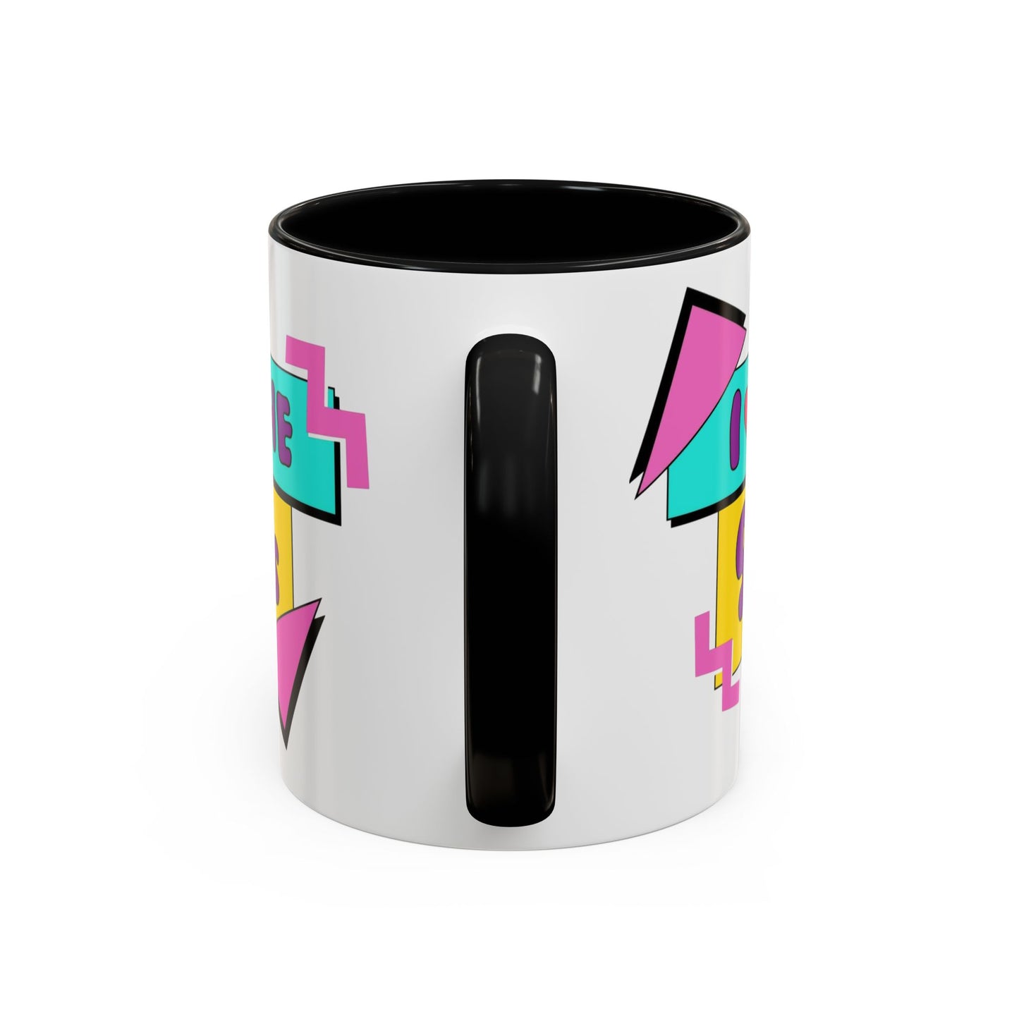 Tazza "I Love The 90s" Accent Coffee Mug — Retro 90s Nostalgia Ceramic Mug