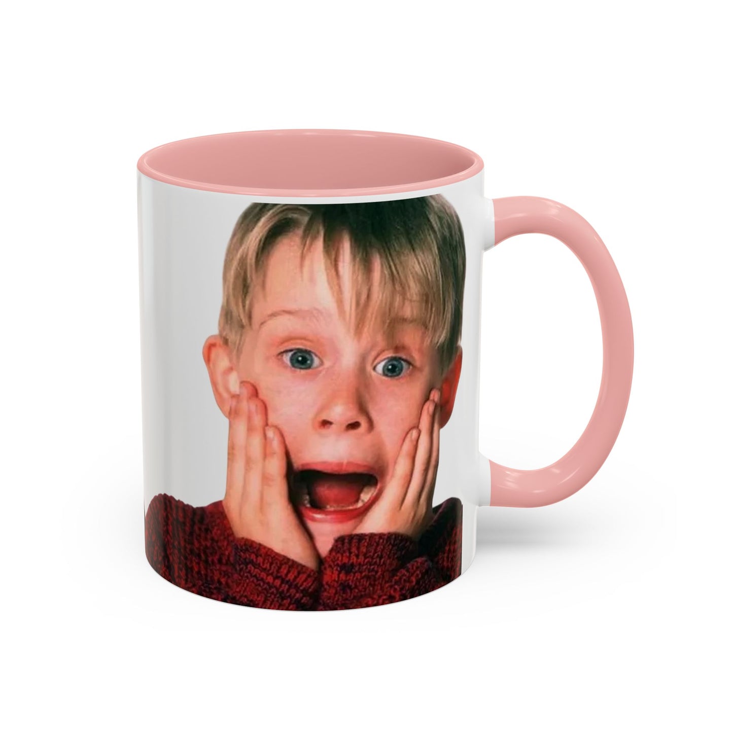 Tazza KEVIN - Home Alone Inspired Accent Coffee Mug — Funny Kid Surprise Face (11/15 oz)