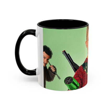 Tazza Mamma ho perso l'aereo -Home Alone Movie Mug — Macaulay Culkin Kevin & Wet Bandits Holiday Coffee Mug (11/15oz)