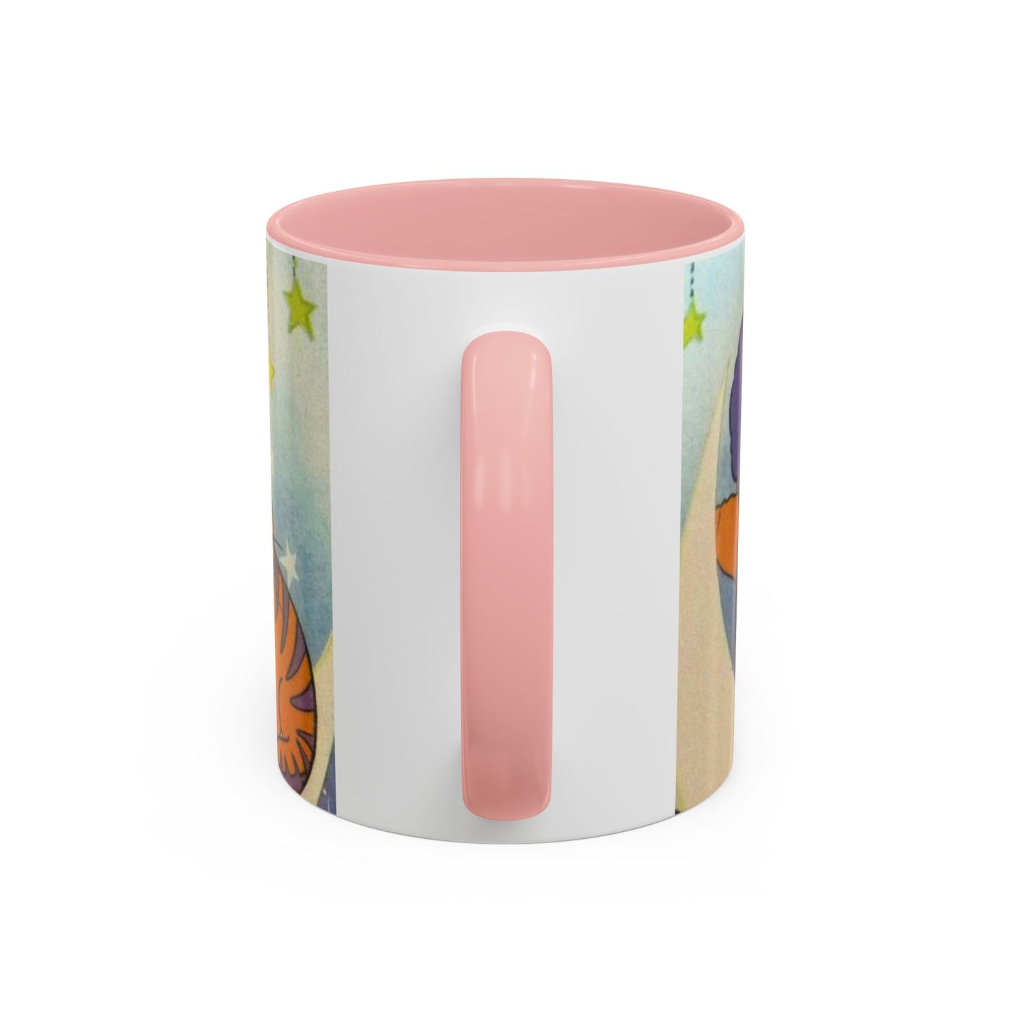 Tazza Kiss me Licia-Kawaii Girl & Cat Accent Coffee Mug – Cute Anime Retro Illustration (11/15oz)