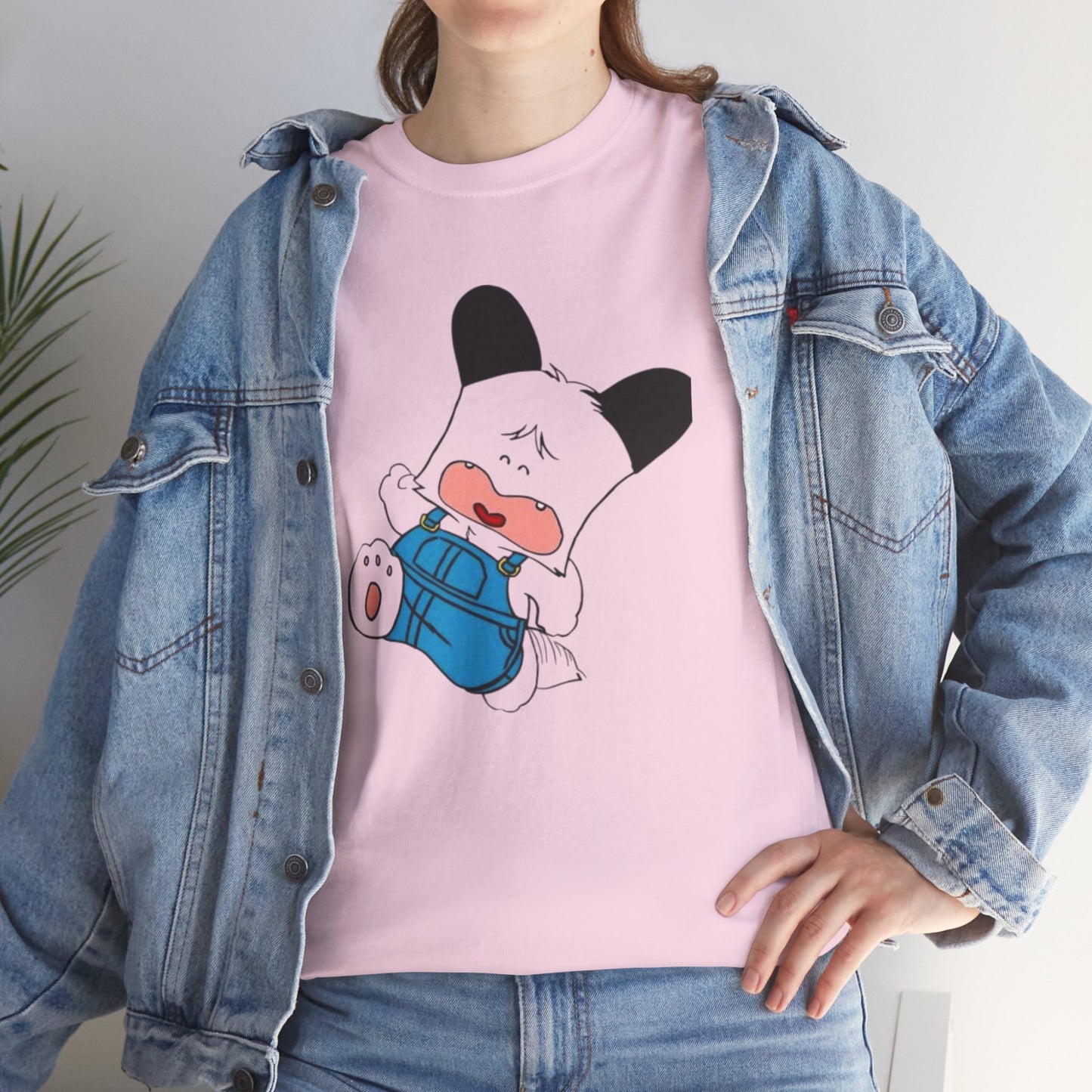 T-shirt Spank - Cute Crying Puppy Graphic Tee — Kawaii Cartoon Dog T-Shirt