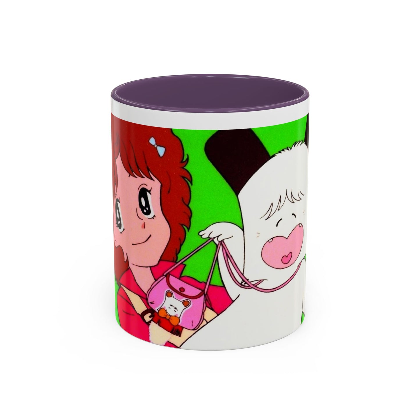 Spank tenero ribacuori Tazza — Whimsical Girl & Bunny Accent Coffee Mug